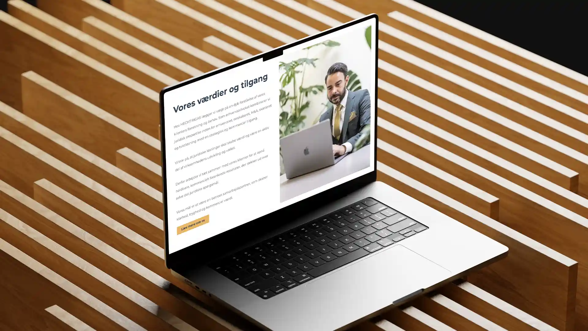 Sektion der forklarer om virksomhedens grundlag