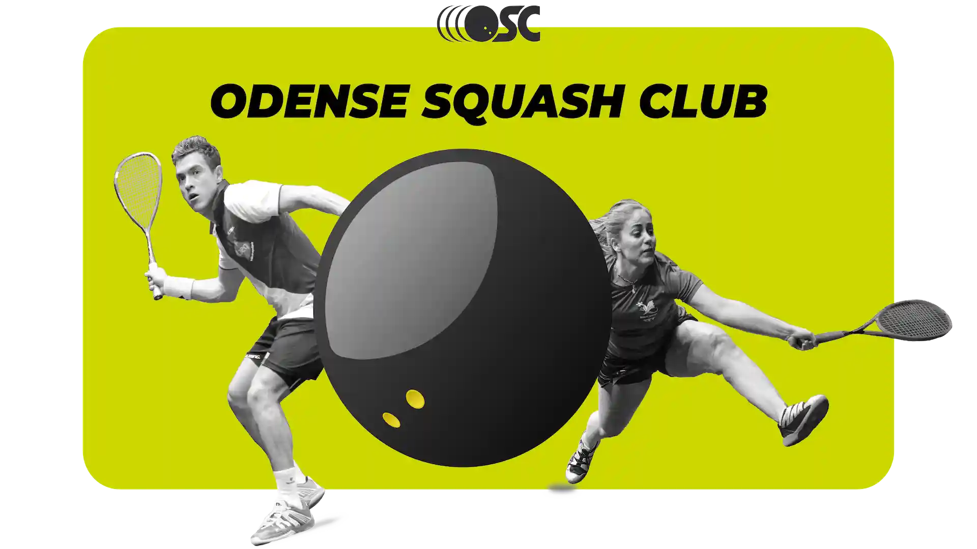 Plakat til Odense Squash Club